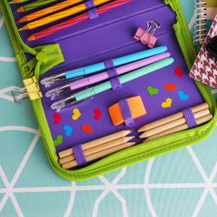 Disney színes mintás tolltartók iskolásoknak tolltartó kollekció kép 1edicuccok