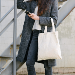 Színes mintás bevásárlótáska