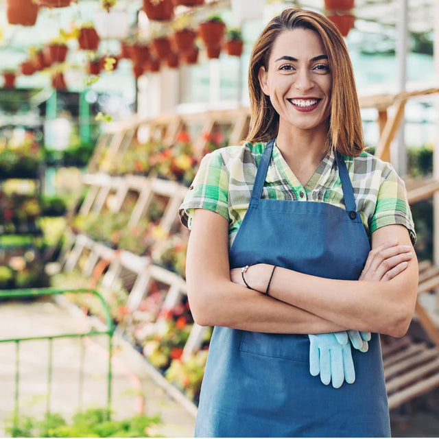 kis kereskedő az üzletében