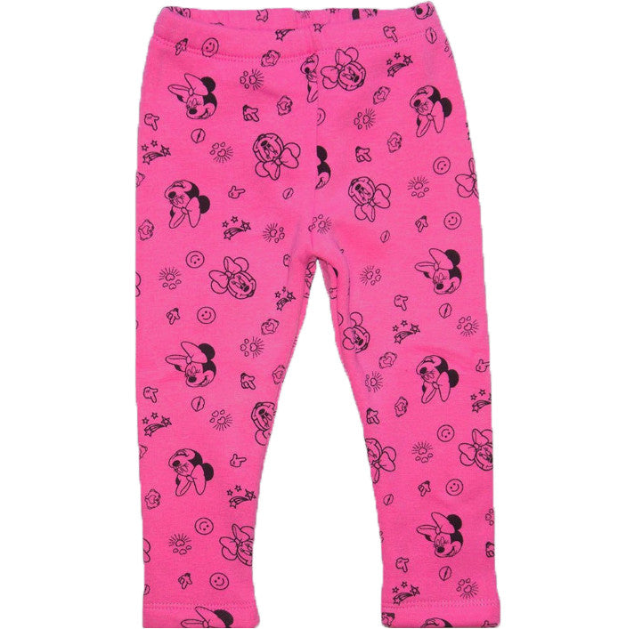 Disney Minnie Pink baba, vastag leggings 9/12 hó