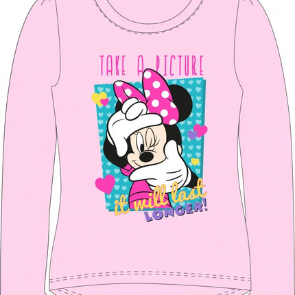 Disney Minnie Take a Picture gyerek hosszú póló, felső 7 év / 122 cm