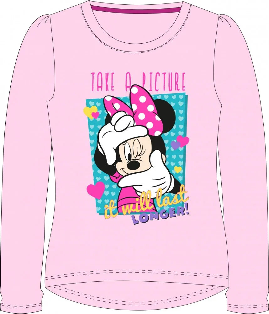 Disney Minnie Take a Picture gyerek hosszú póló, felső 9 év / 134 cm