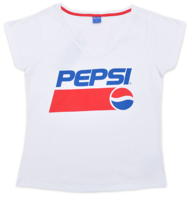 Pepsi White női rövid póló, felső XL