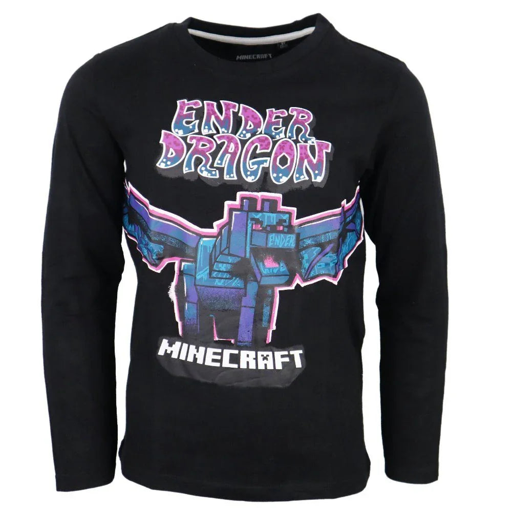 Minecraft Ender Dragon gyerek hosszú ujjú póló, felső 12 év / 152 cm