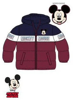 Disney Mickey Burgundy baba bélelt kabát 18 hó