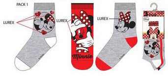 Disney Minnie Bow Red gyerek zokni 31/34
