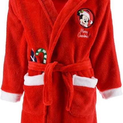 Disney Mickey Red Karácsonyi gyerek köntös 4 év / 104 cm