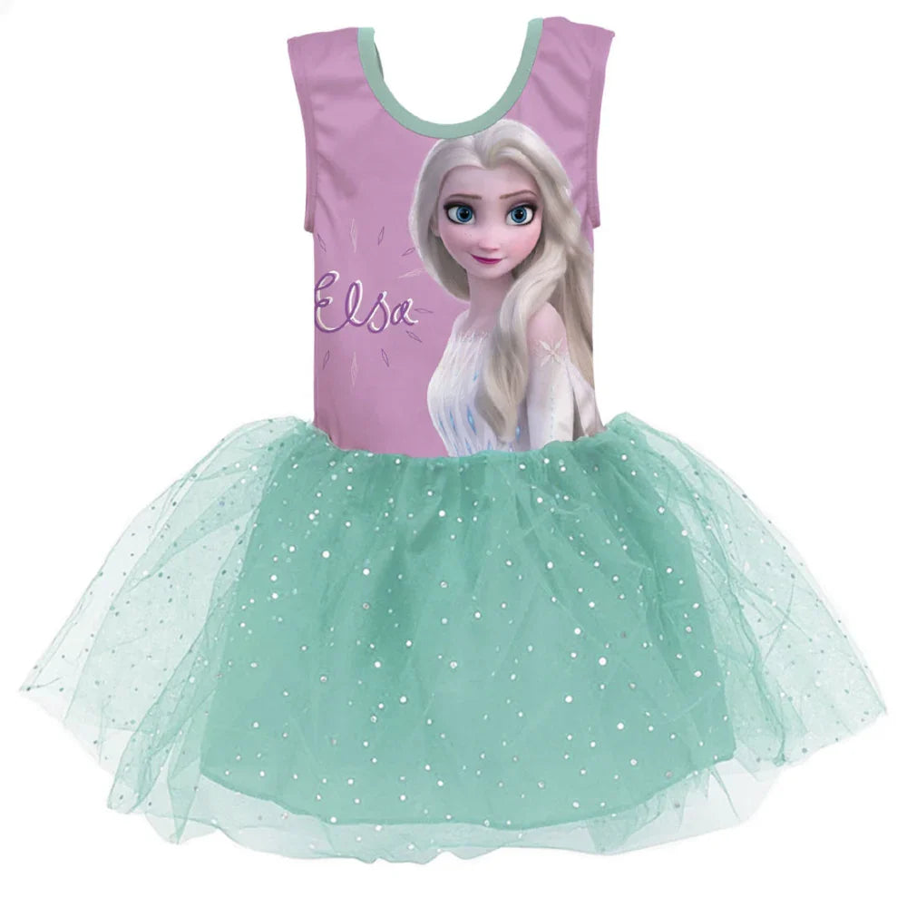 Disney Jégvarázs Elsa gyerek tüll balett ruha 4 - 8 év / 104 - 128 cm