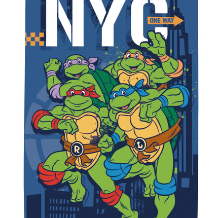 Tini Nindzsa Teknőcök NYC fürdőlepedő, strand törölköző 70x140cm (Fast Dry)