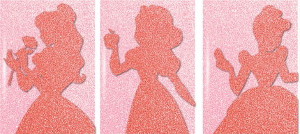 Disney Hercegnők csillámos mini notesz szett
