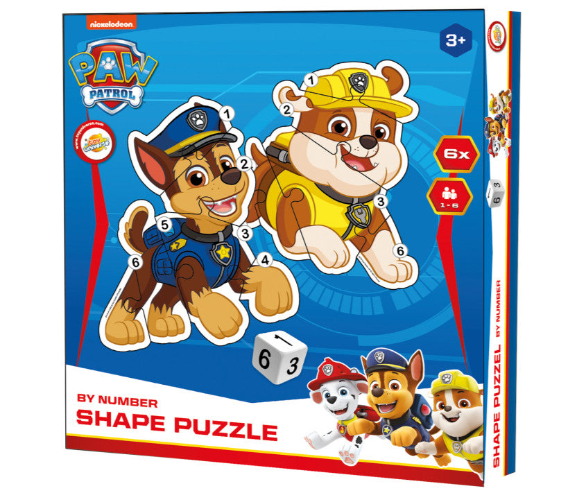Mancs Őrjárat Guys forma puzzle játék