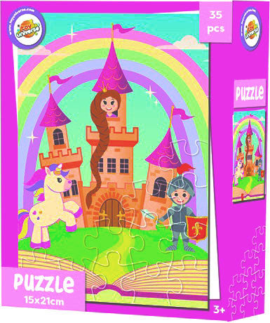 Hercegnő mini puzzle 35 db-os