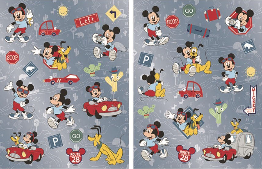 Disney Mickey and Pluto hologrammos matrica szett