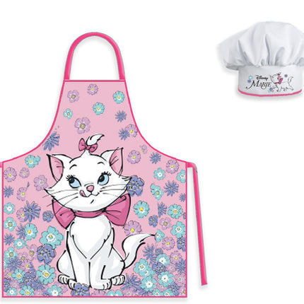 Disney Marie Cica Flower Garden Gyerek kötény 2 darabos szett