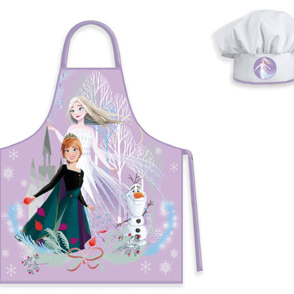 Disney Jégvarázs Purple Autumn gyerek kötény 2 darabos szett
