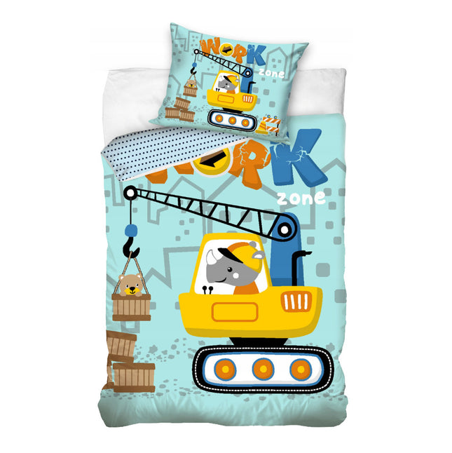 Állatos Rhinoceros Work ágyneműhuzat 140×200cm, 70×90 cm