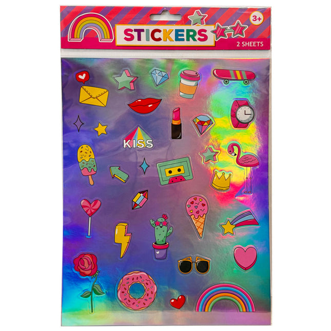 Csajos Make Up hologrammos matrica