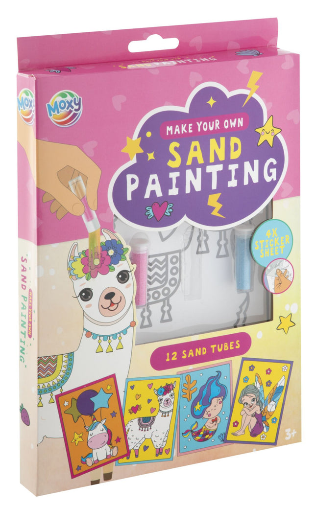 Lányos Moxy kreatív szett homokkal