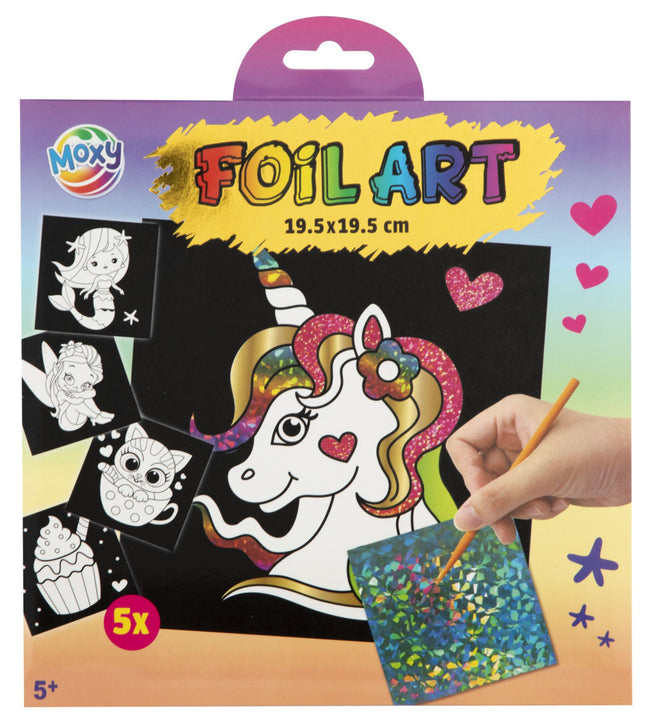 Unikornis Moxy fólia képkészítő szett