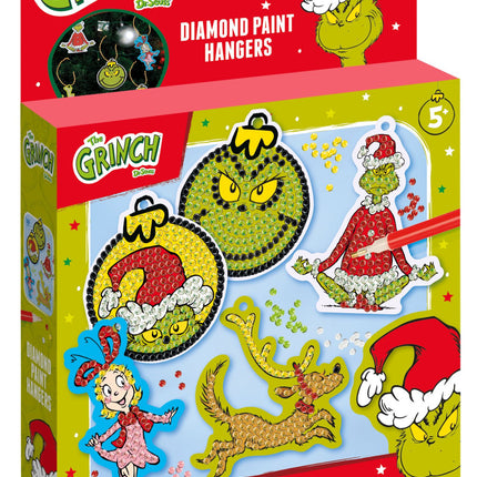 A Grincs Dr Seuss gyémántszemes szett akasztóval