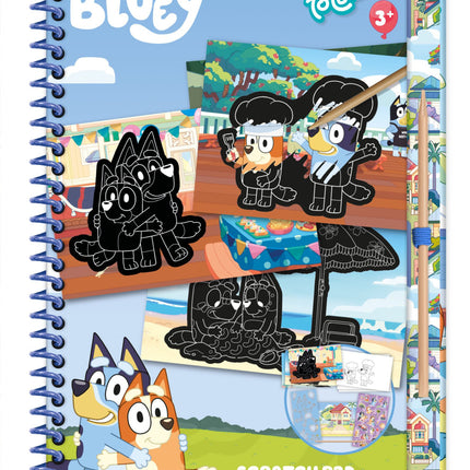 Bluey Fun scratch képkarcoló készlet és activity szett