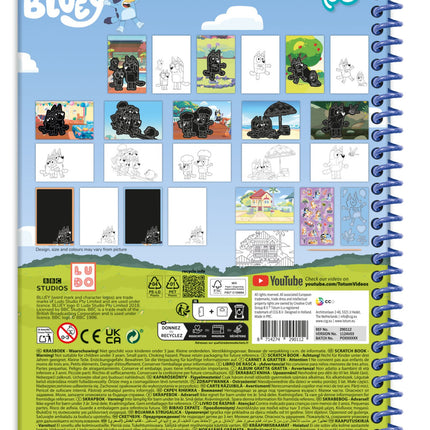 Bluey Fun scratch képkarcoló készlet és activity szett