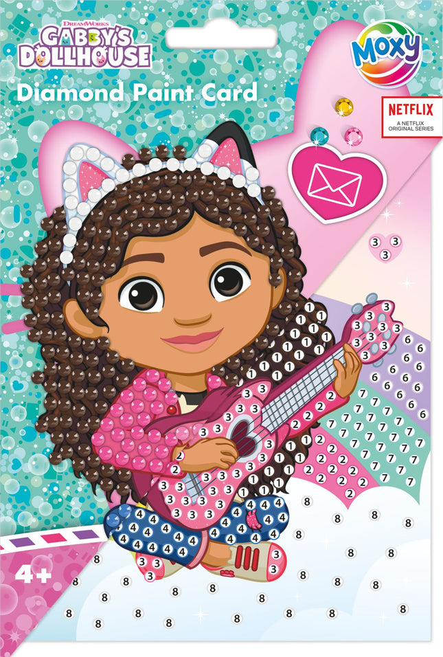 Gabi babaháza Music gyémántszemes kártya