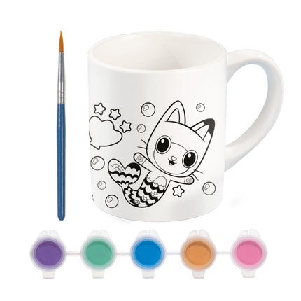 Gabi babaháza Cats festhető porcelán bögre 235 ml Díszdobozban
