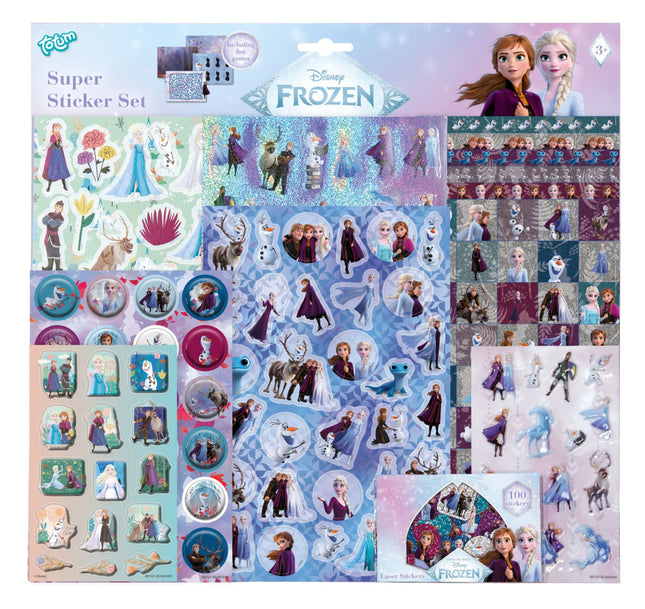 Disney Jégvarázs Adventure Super matrica szett játékkal