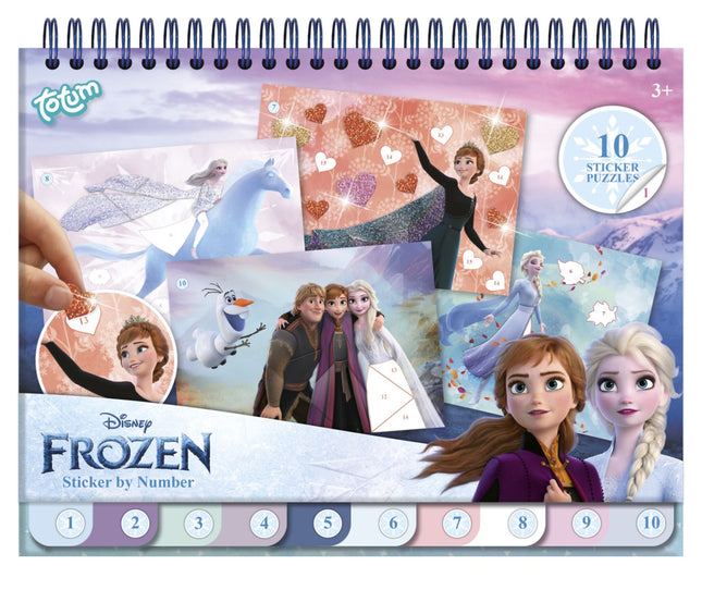 Disney Jégvarázs Destiny puzzle matrica és színező szett