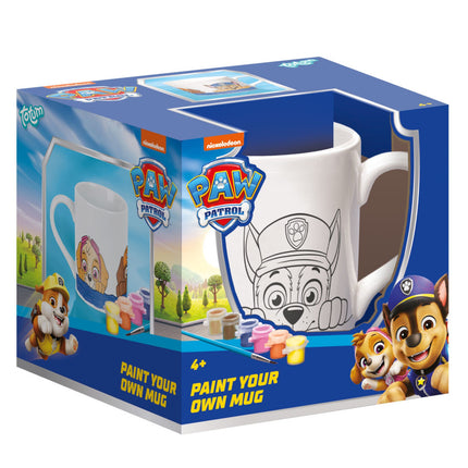 Mancs Őrjárat Team festhető porcelán bögre 235 ml Díszdobozban