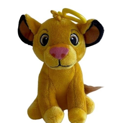 Disney Az Oroszlánkirály Simba 3D plüss figura akasztóval 13 cm
