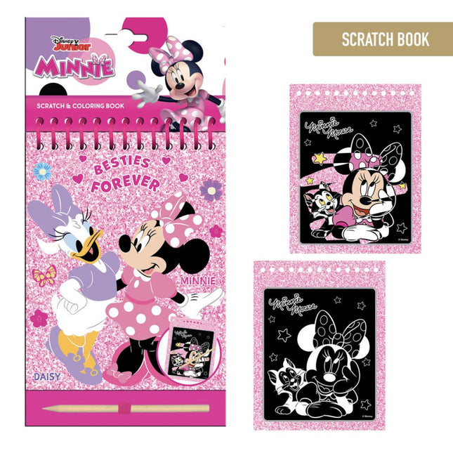 Disney Minnie Besties scratch képkarcoló és színező szett