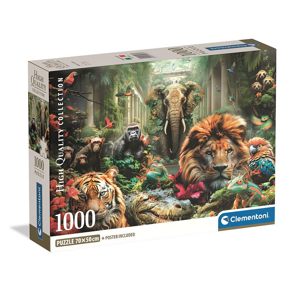 Állatos Mystic Jungle 1000 db-os puzzle Clementoni