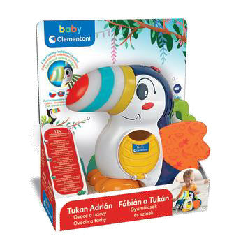 Tukán Fábián készségfejlesztő, oktató játék Clementoni