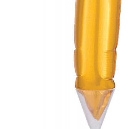 Gold, Arany 7-es szám fólia lufi tortára 15 cm