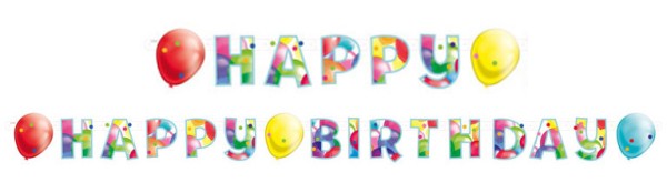 Lufis Happy Birthday felirat 174 cm