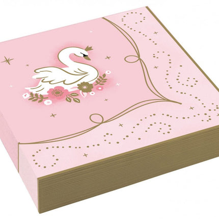 Hercegnők Swan szalvéta 16 db-os 33x33 cm