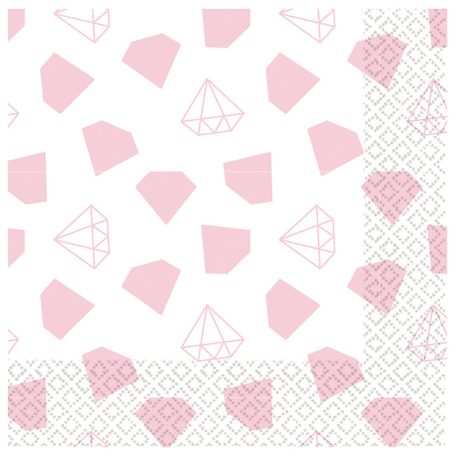 Lánybúcsú Hen Party szalvéta 16 db-os 33x33 cm