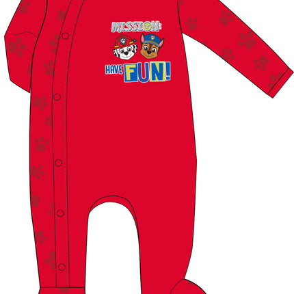 Mancs Őrjárat Fun Red baba rugdalózó 3-23 hó