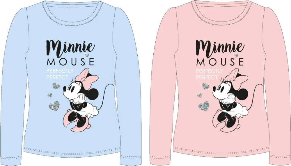 Disney Minnie gyerek hosszú póló, felső 3 - 8 év / 98 - 128 cm
