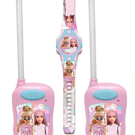 Barbie Walkie Talkie + digitális karóra szett
