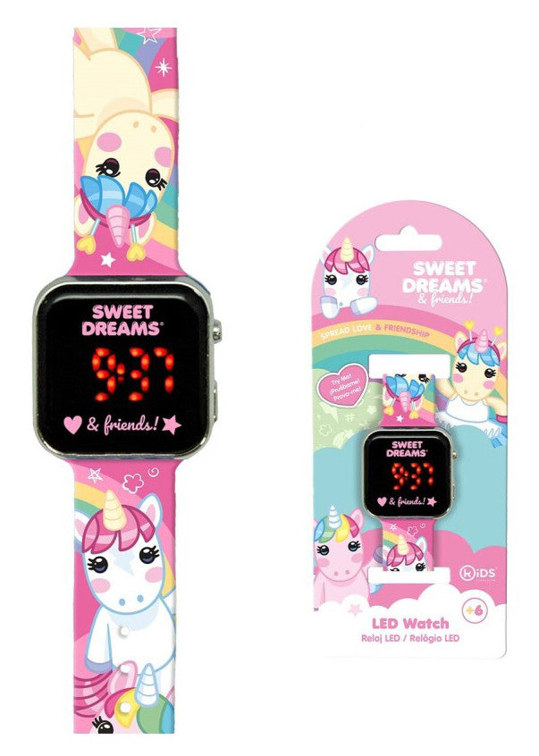 Unikornis Dreams digitális LED karóra