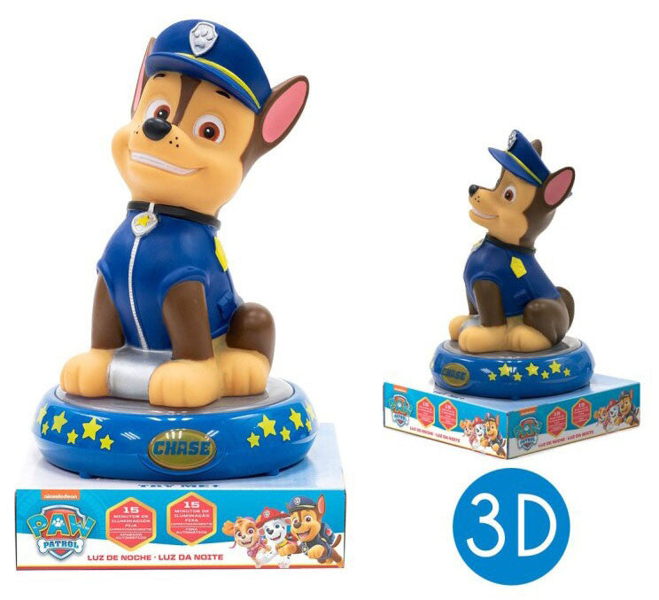 Mancs Őrjárat Éjjeli lámpa, éjszakai fény LED 3D