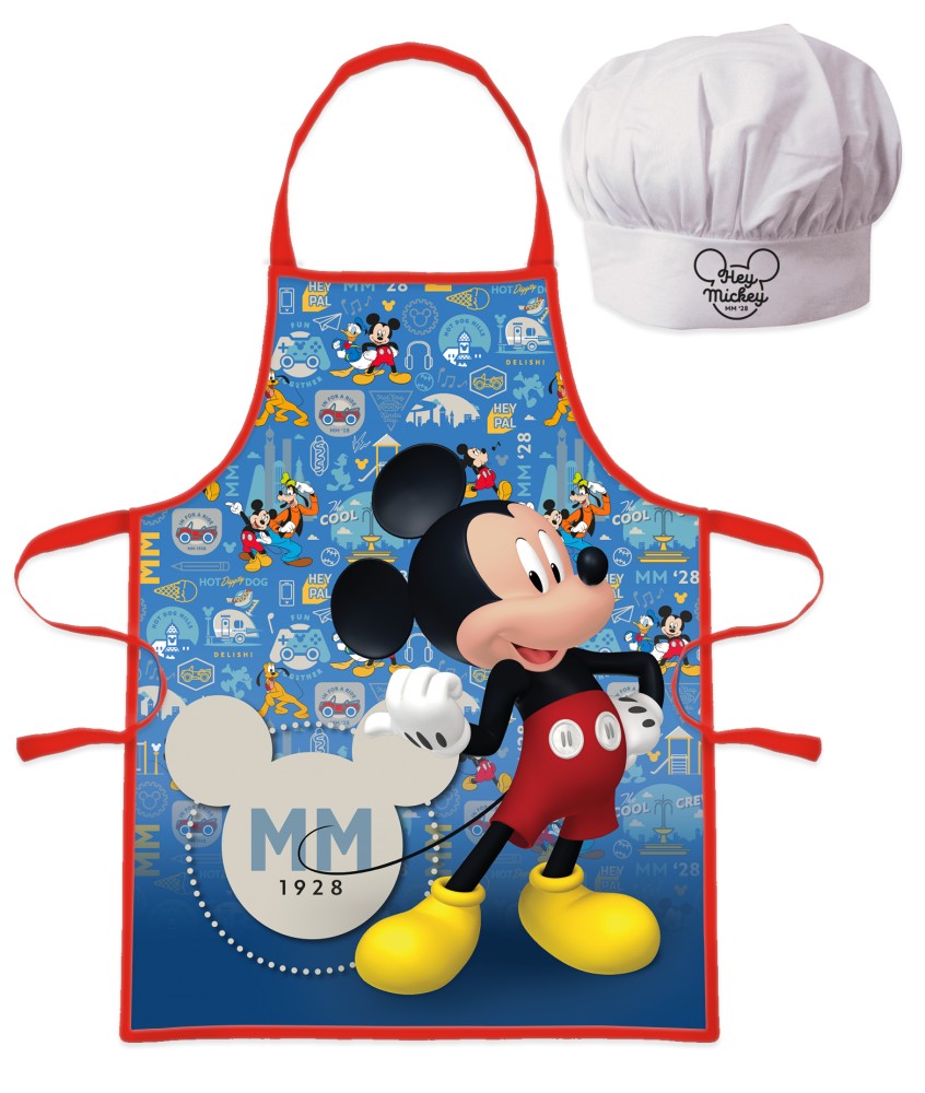 Disney Mickey 1928 gyerek kötény 2 darabos szett