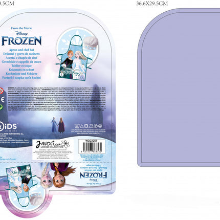 Disney Jégvarázs Royally Cool Karácsonyi gyerek kötény 2 darabos szett