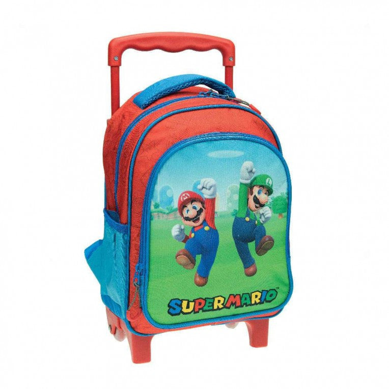 Super Mario Jump gurulós ovis hátizsák, táska 30 cm