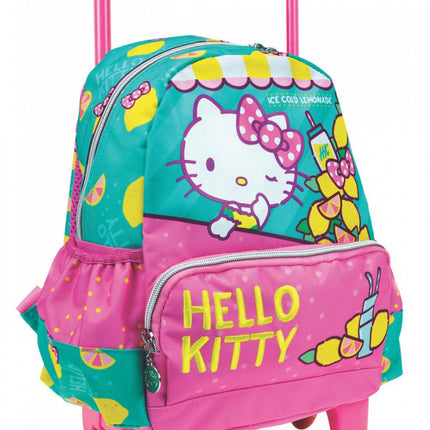 Hello Kitty Lemon gurulós ovis hátizsák, táska 30 cm