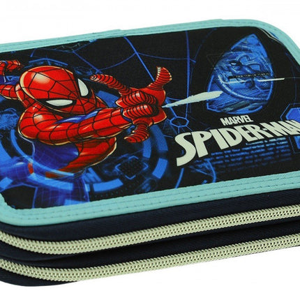 Pókember Dark tolltartó töltött 2 emeletes