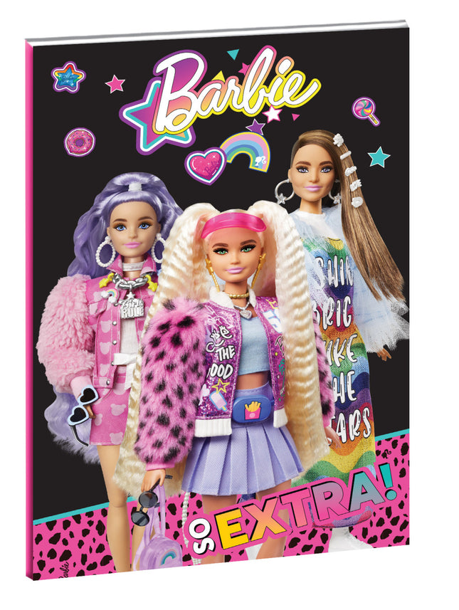 Barbie Extra B/5 vonalas füzet 40 lapos